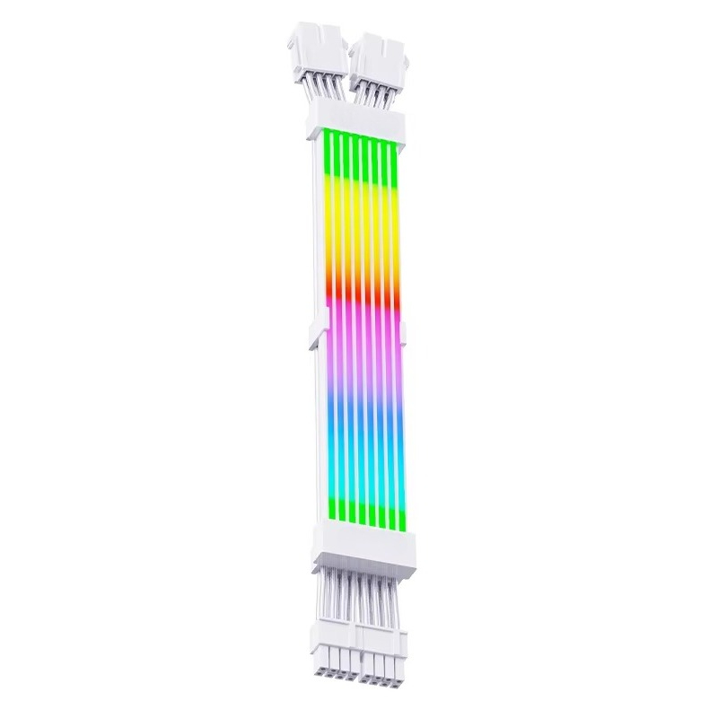 Psu Computer - ARGB 28핀 LED 연장 케이블 GPU