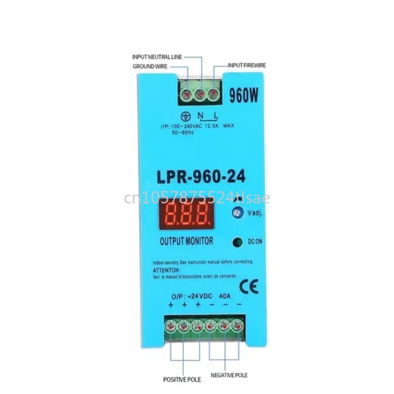 Smps Power Supply - SMPS LPR-960-24: 단일 출력, 960W (24V