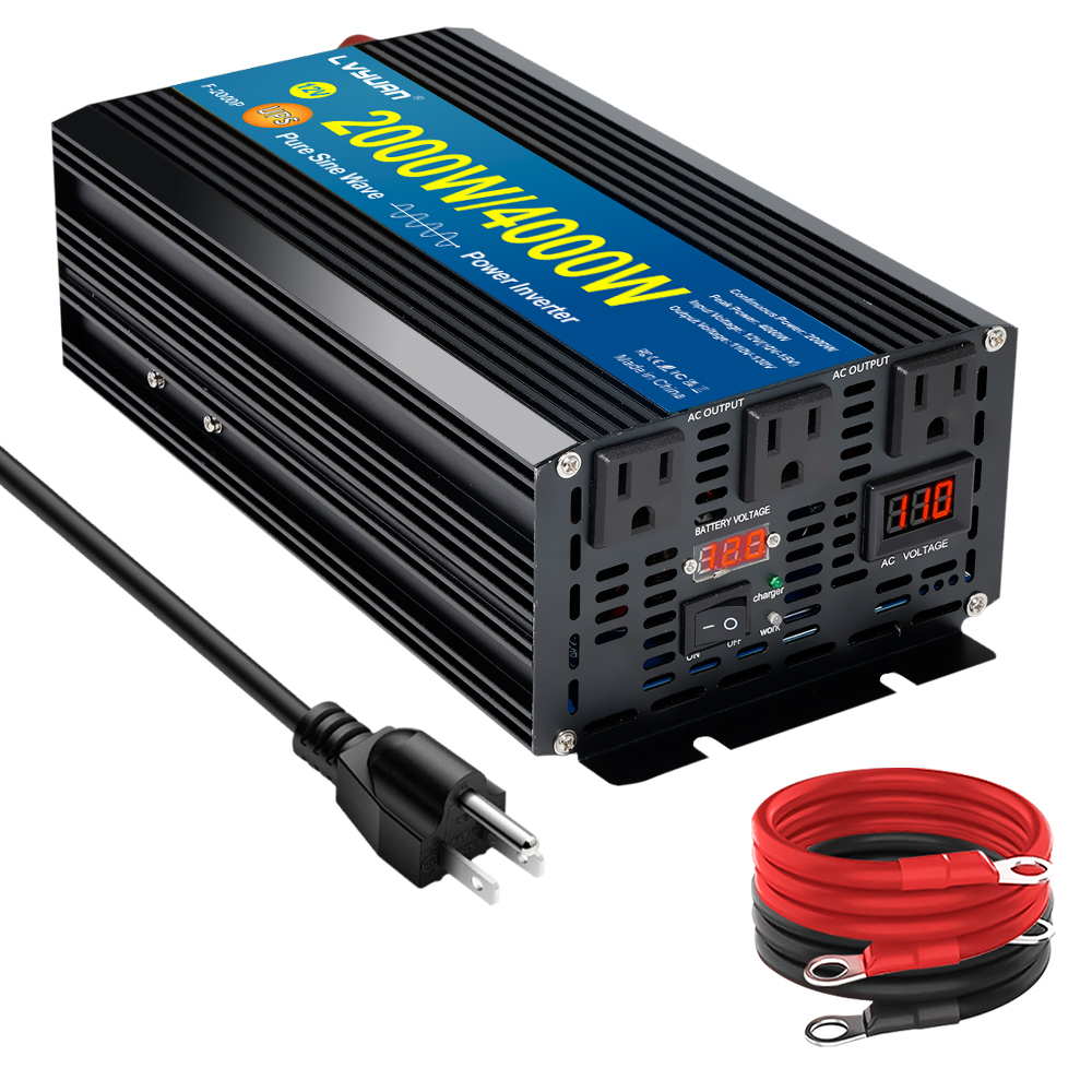 Power Supply 12V - LVYUAN 1500W 인버터, UPS 기능 및