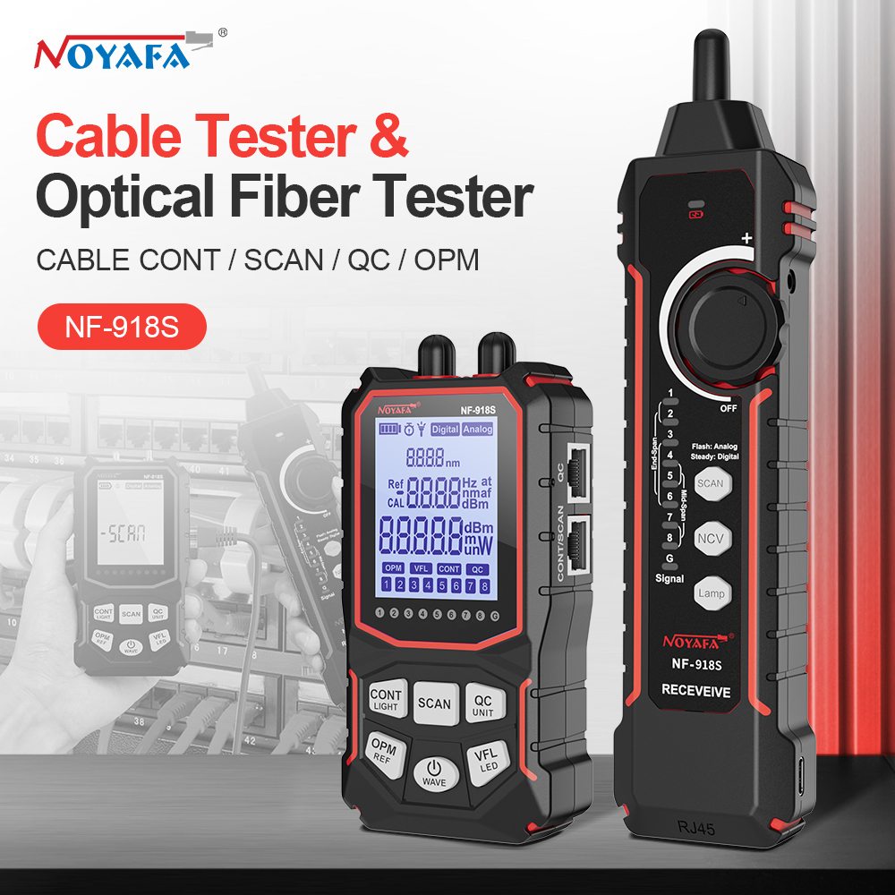 Power Supply Tester - Noyafa 네트워크 케이블 테스터 LCD 디스플레이