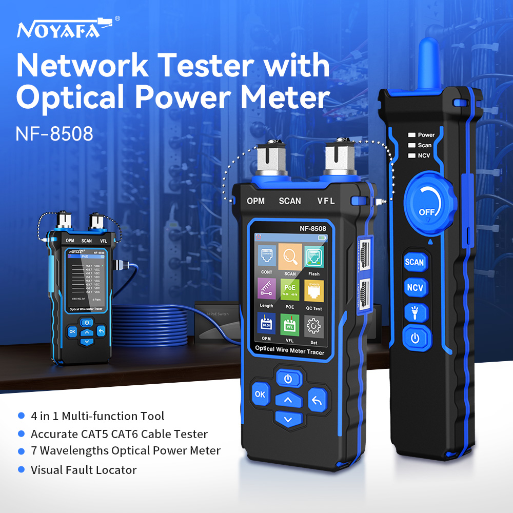 Power Supply Tester - NOYAFA NF-8508 케이블 추적기 LAN 광