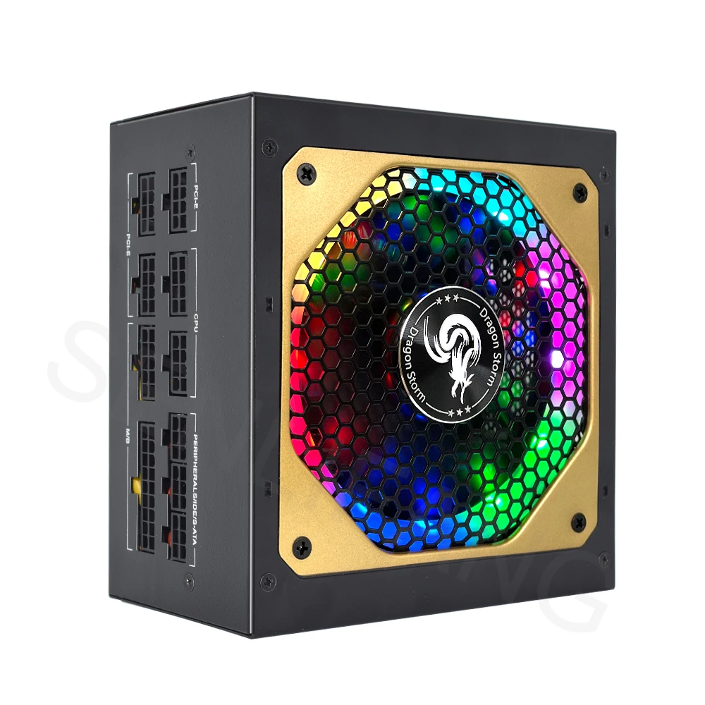 Psu Computer - ATX 850W 풀 모듈러 RGB 80Plus