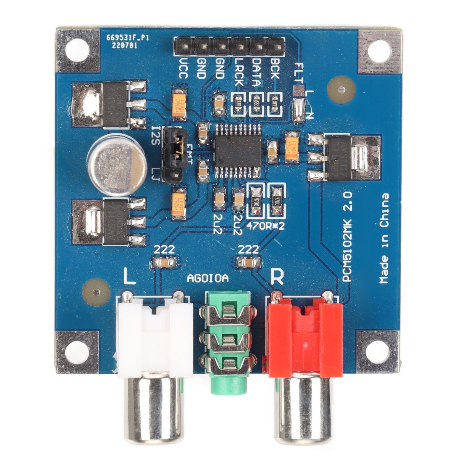 Modular Power Supply - DAC 디코더 보드 I2S 입력 32비트