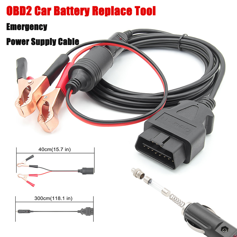 Power Supply Tester - 자동차 배터리 교체 진단 도구, OBD