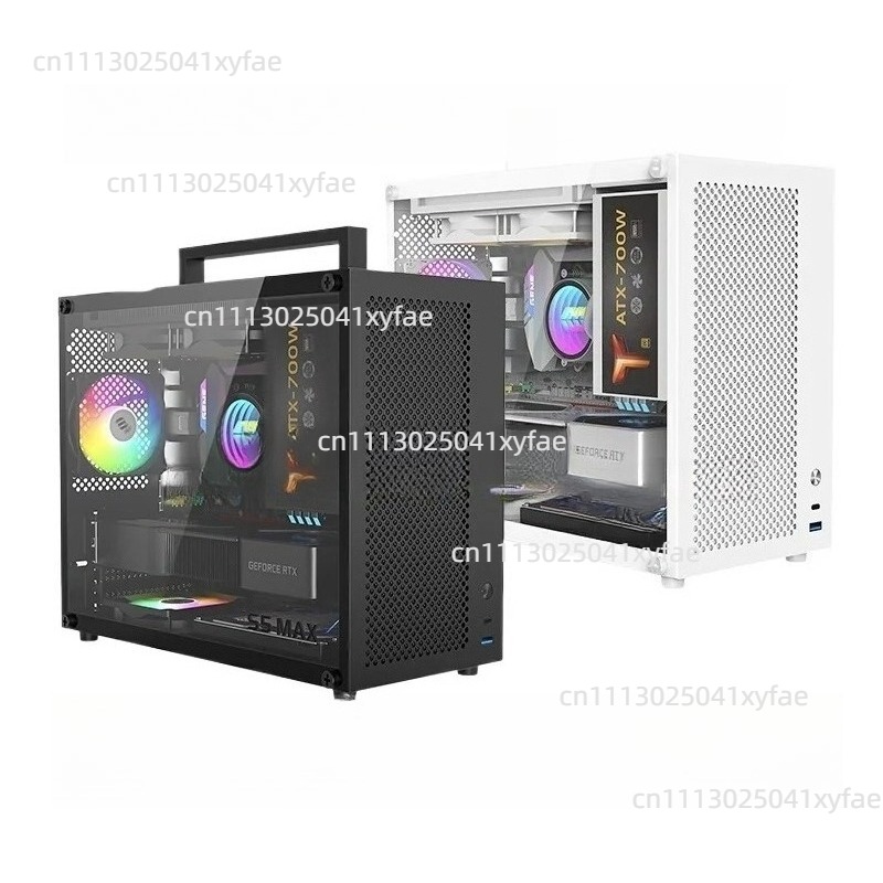 Psu Computer - S5MAX 화이트 PC 케이스, MATX /