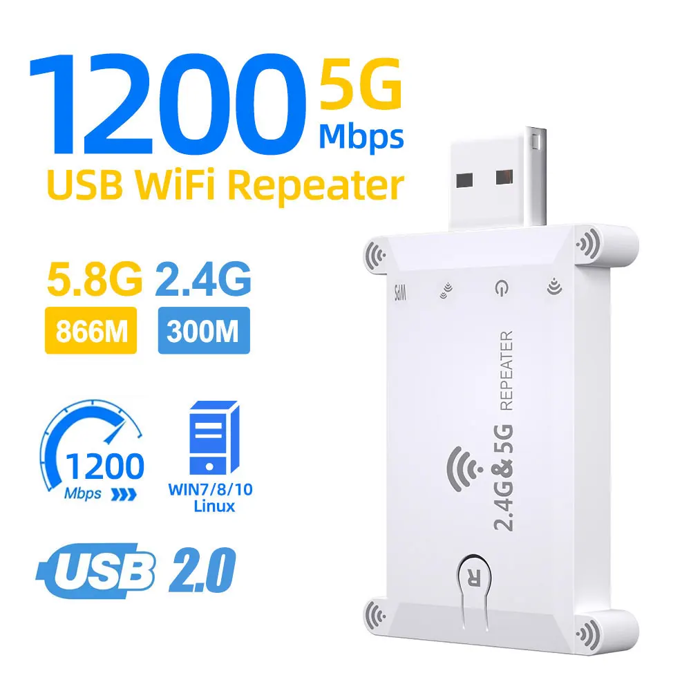 Server Power Supply - WiFi FIY 2.4g/5g Usb Wifi 리피터