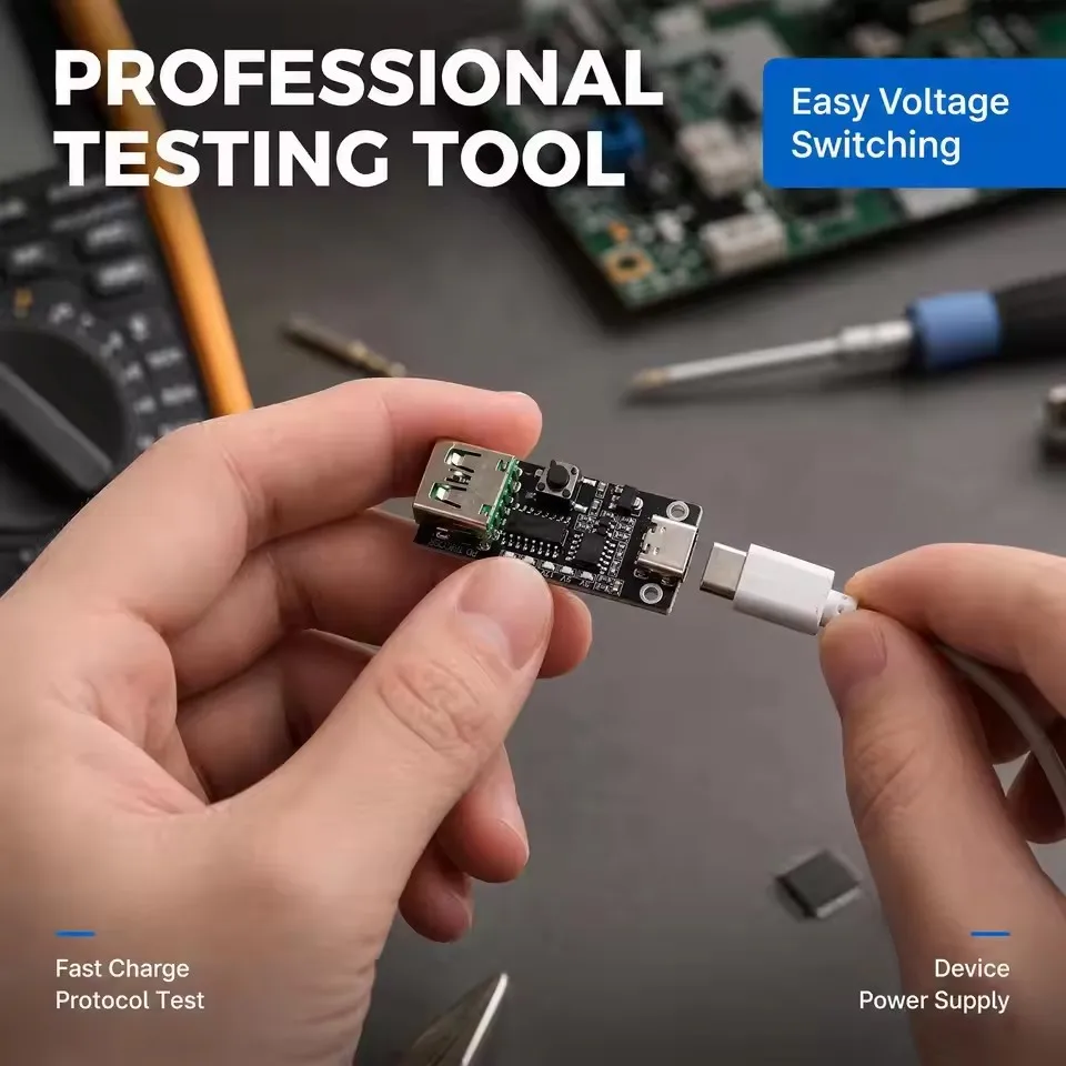 100W 5A USB-C 고속 충전 트리거 보드 모듈, - Modular Power Supply 리뷰 및 가격