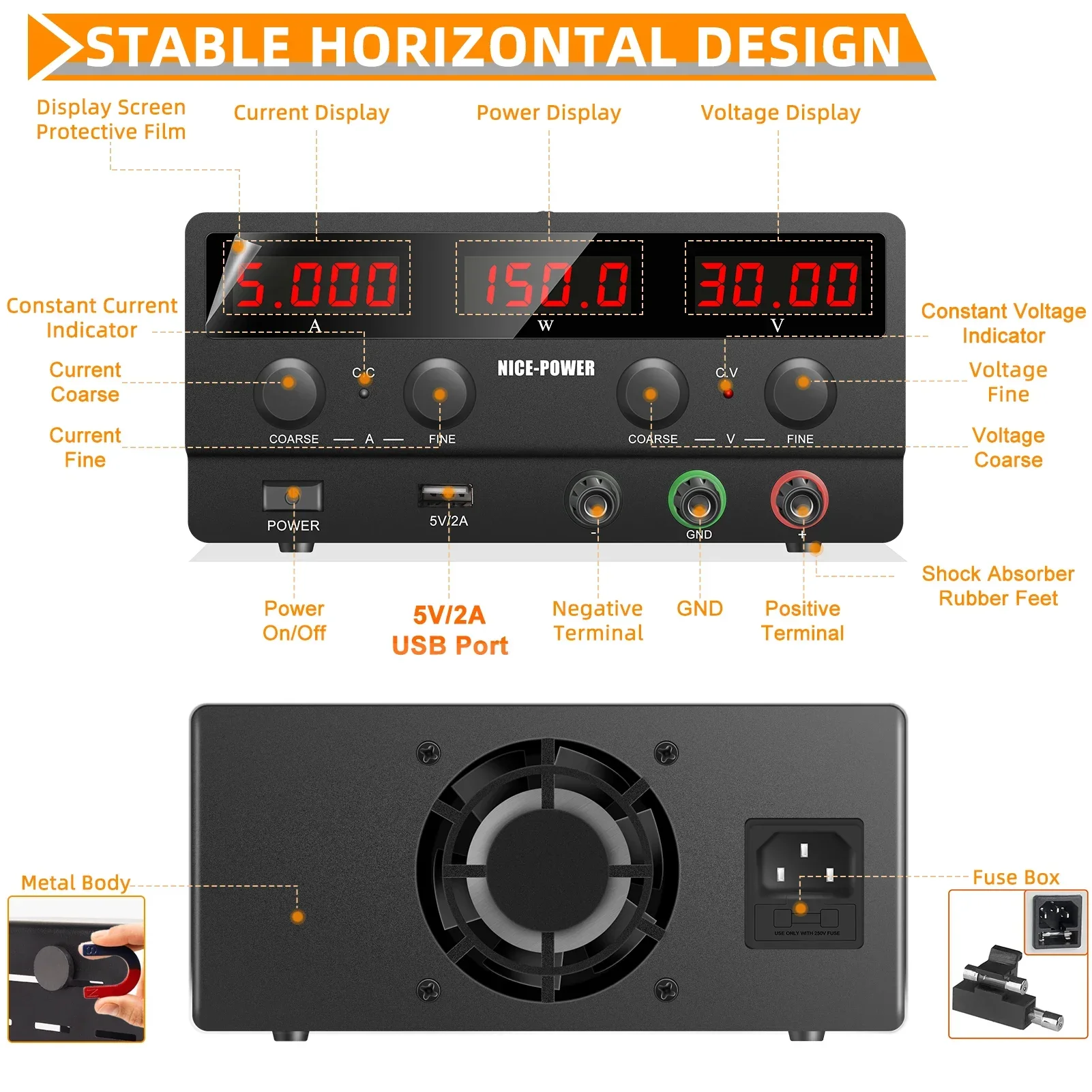 30V 5A 150W DC 전원 공급 장치 NICE-P - Smps Power Supply 리뷰 및 가격