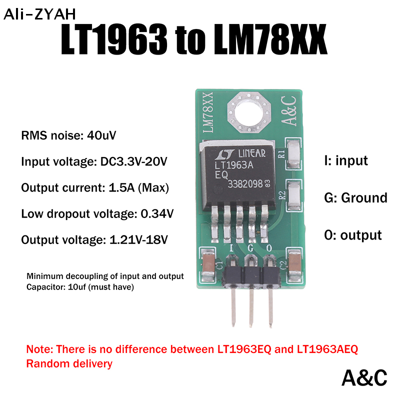 【TG16】1Pc 2026 새로운 LT1963 - 78 - Power Supply 12V 리뷰 및 가격
