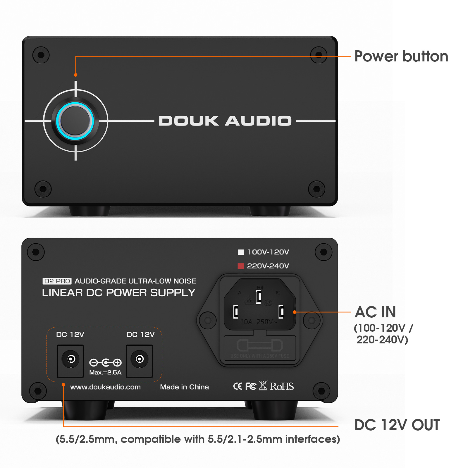 Douk Audio DC 12V 35W 규제형 선형 전 - Power Supply 12V 리뷰 및 가격