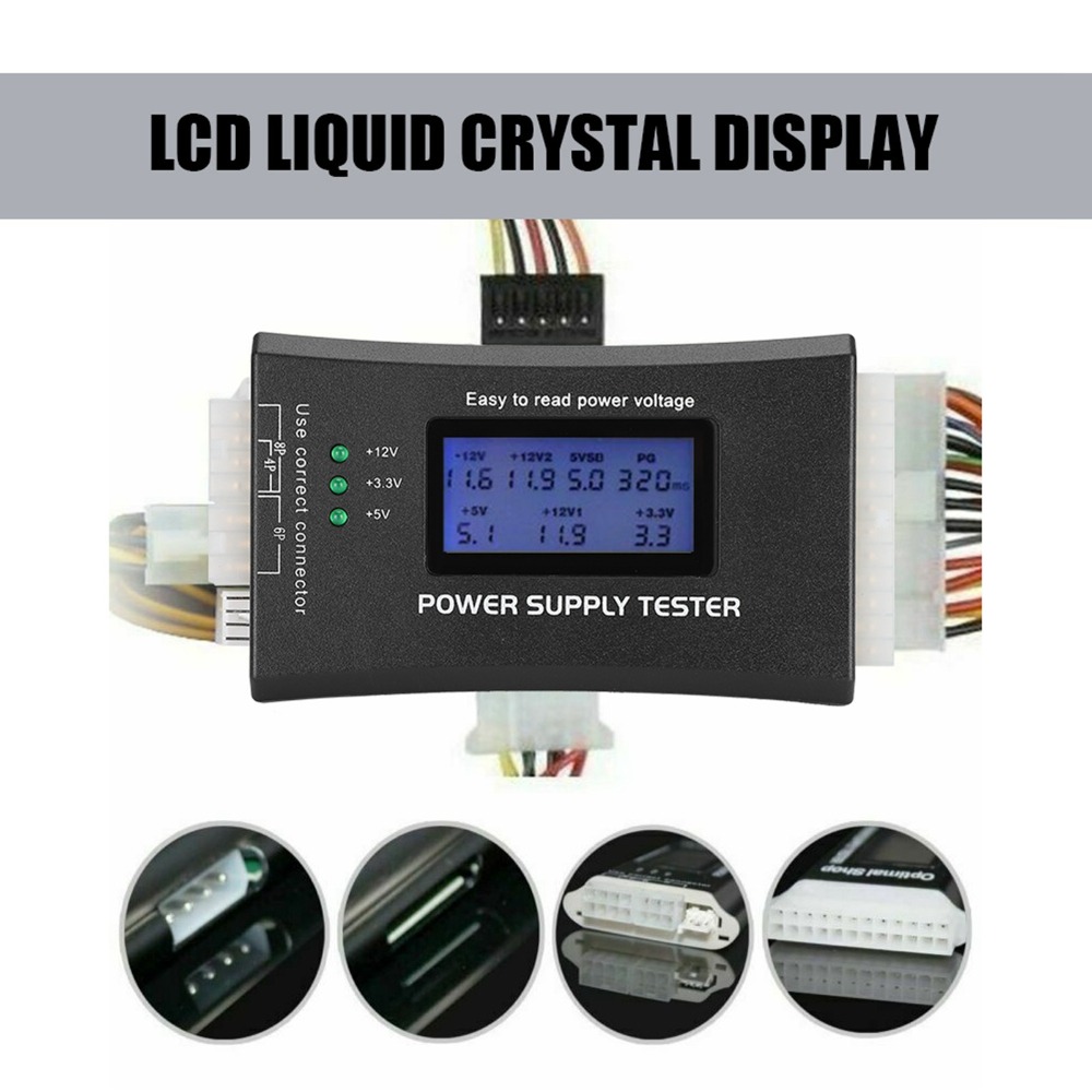 LCD 디스플레이 ATX 전원 공급 장치 테스터 20/ - Power Supply Tester 리뷰 및 가격