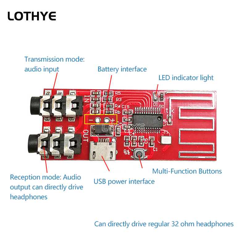 Bluetooth 5.0 스테레오 Bluetooth 송 - Modular Power Supply 리뷰 및 가격