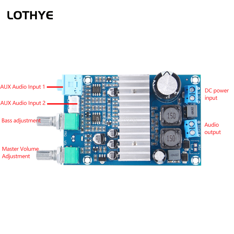 100W 서브우퍼 증폭기 보드 TPA3116 고전력 1 - Modular Power Supply 리뷰 및 가격