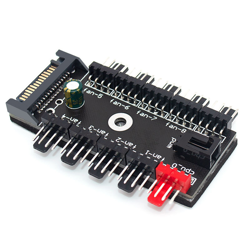 10포트 4핀 PWM 팬 허브 분배기, Molex 4D - Pc Power Supply 리뷰 및 가격