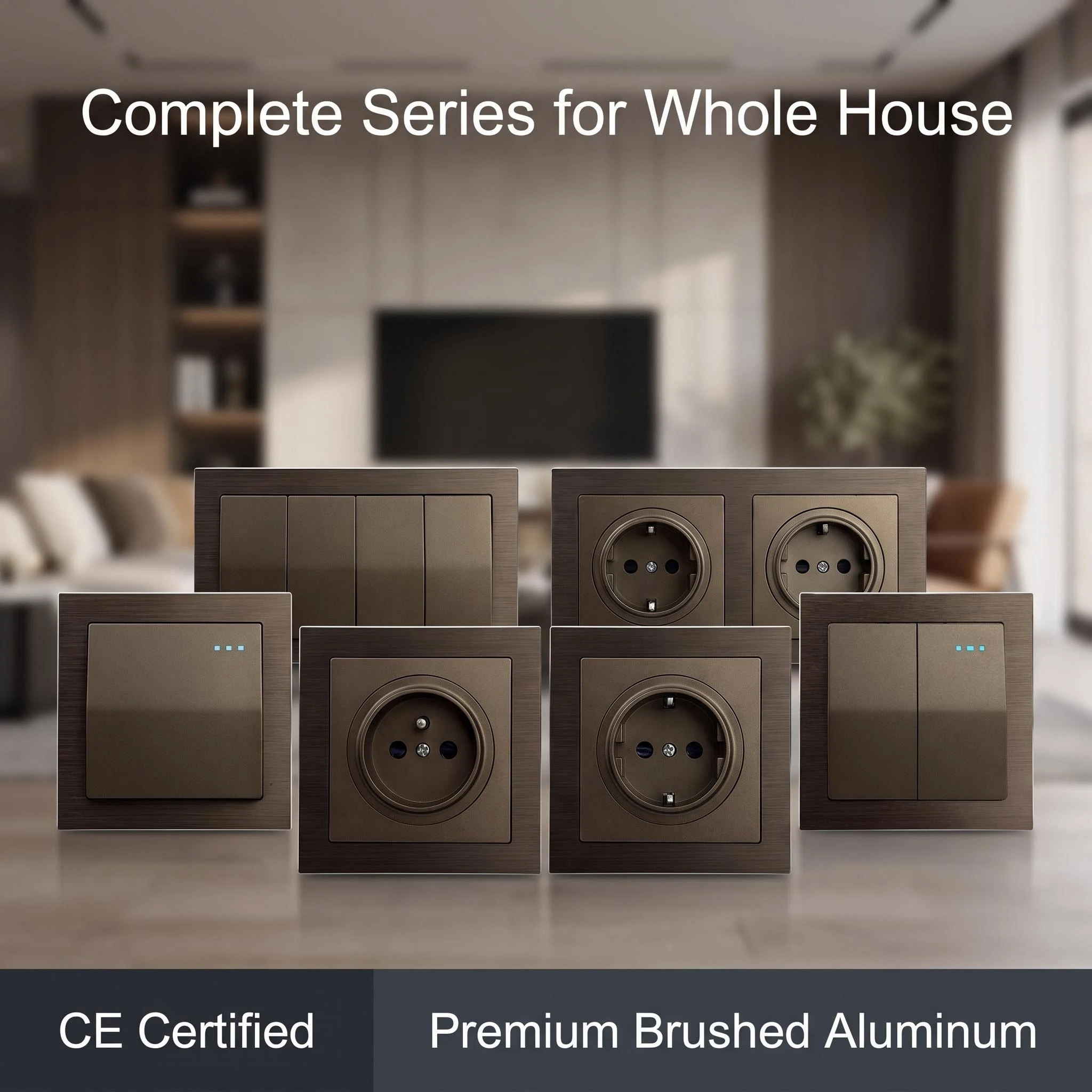 레트로 스타일 벽면 조명 스위치, 무광 브라운 색상,  - Open Frame Power Supply 리뷰 및 가격