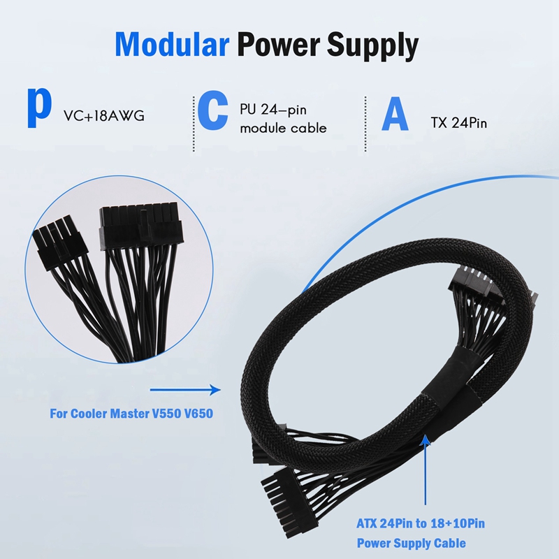 ATX 24핀-18+10핀 마더보드 PSU 모듈형 전원 - Power Supply 리뷰 및 가격