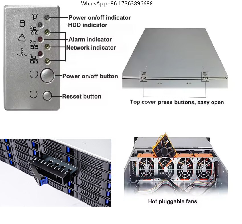 4U 랙마운트 서버 케이스 24개 핫스왑 가능 SATA - Server Power Supply 리뷰 및 가격